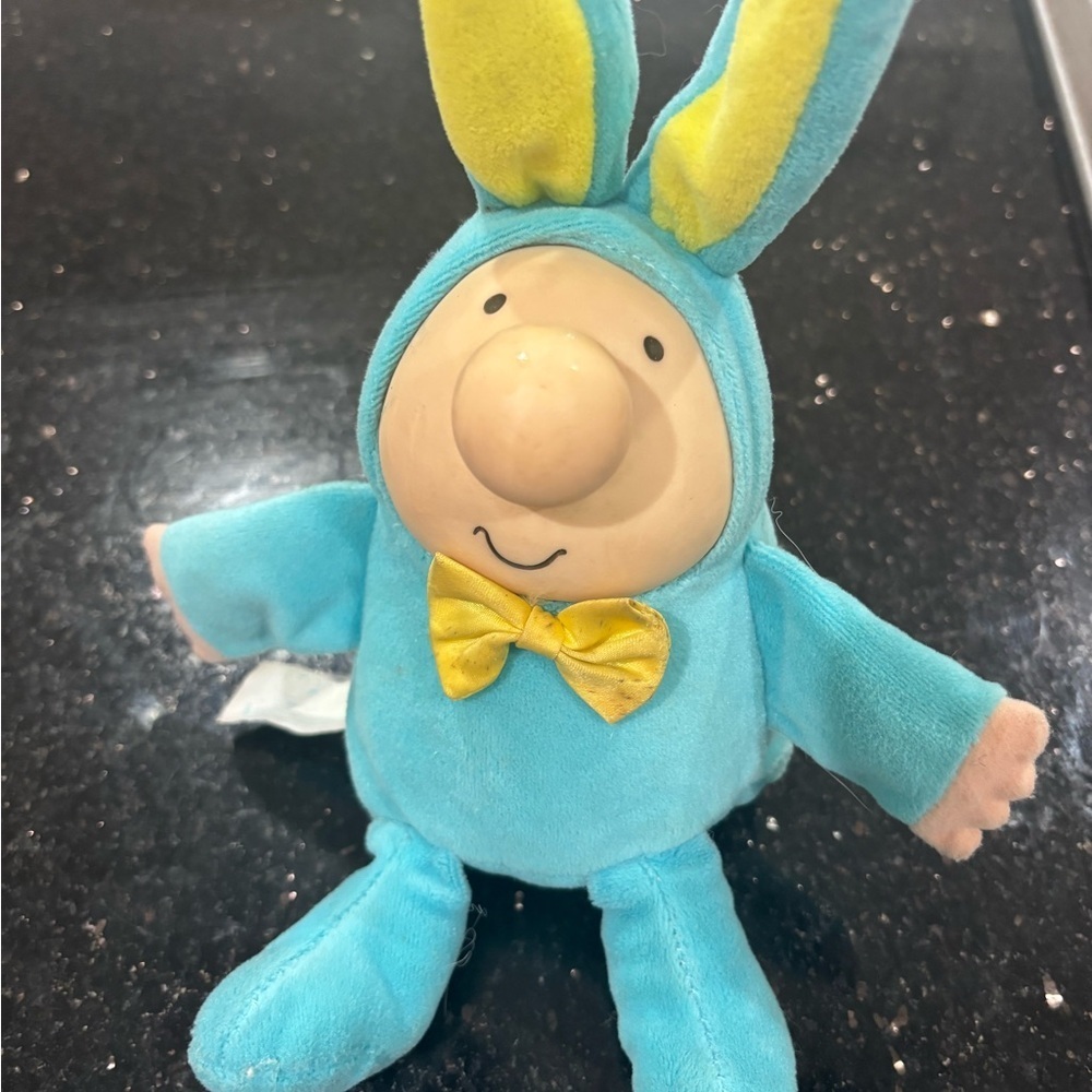 Ziggy Easter Bunny Plush Doll Stuffed Rabbit Costume American Greetings Vtg 1988